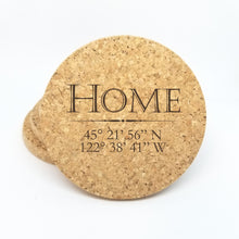 Load image into Gallery viewer, Cork Coaster Set - Personalized Design