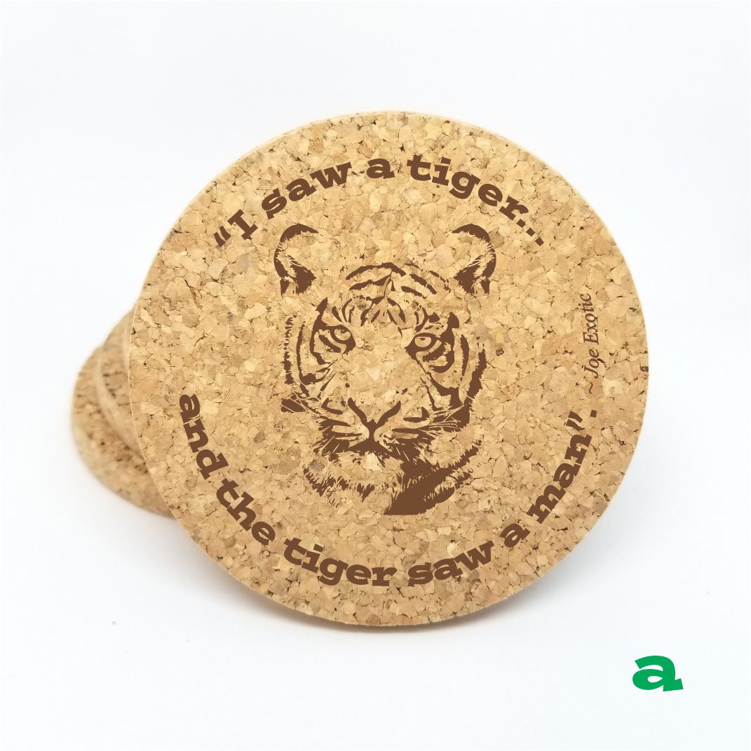 Tiger King Quotes Coaster Set of 4 – Bullfrog Laser