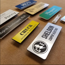 Load image into Gallery viewer, Engraved Acrylic Name Badges