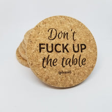 Load image into Gallery viewer, Cork Coasters - Stock Design