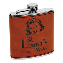 Load image into Gallery viewer, Leatherette Flask