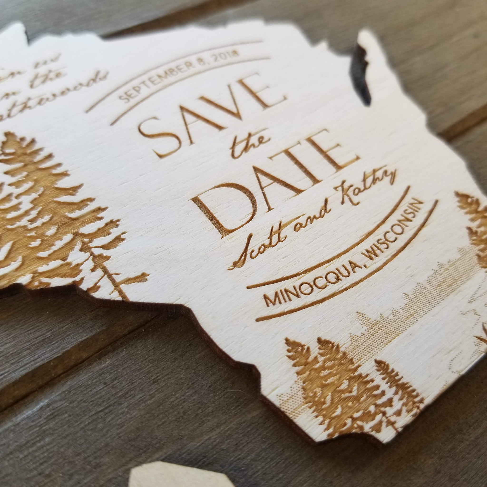 Wedding Save The Date Magnets with Cards